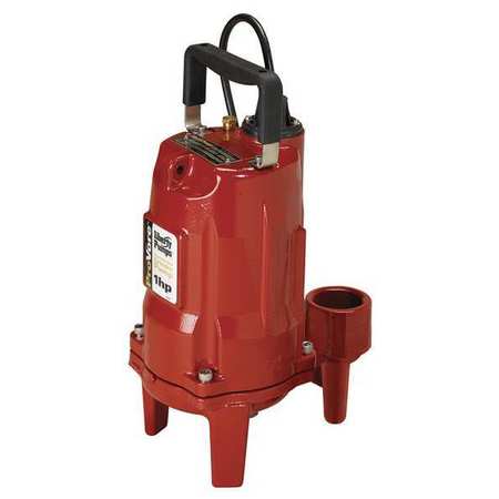 1 HP,Grinder Pump,Tether Float, Mfr#: PRG101M