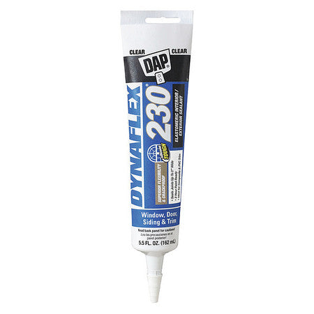 Acrylic Latex Caulk,Tube,Clear,5.5 oz., Mfr#: 18860