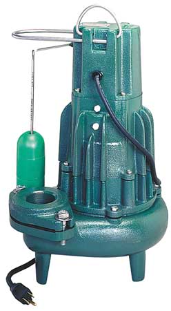 1 HP,Sewage Ejector Pump,230VAC, Mfr#: D284